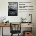 Bugatti Tourbillon – The Apex of Engineering | Framed | Ready to Hang | Home Décor House™