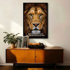 Lion Hunter Mindset | Framed | Ready to Hang | Home Decor House