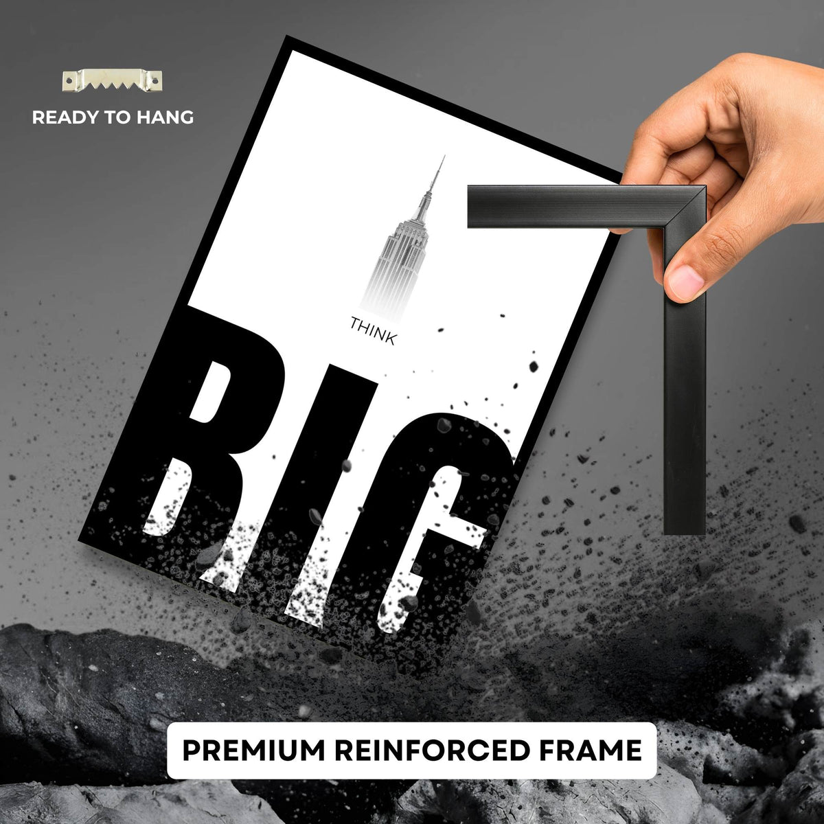 Grow daily. BIG | Framed | Ready to Hang | Home Décor House™