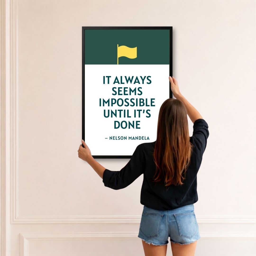 Fearless Progress Mindset | Framed | Ready to Hang | Home Decor House