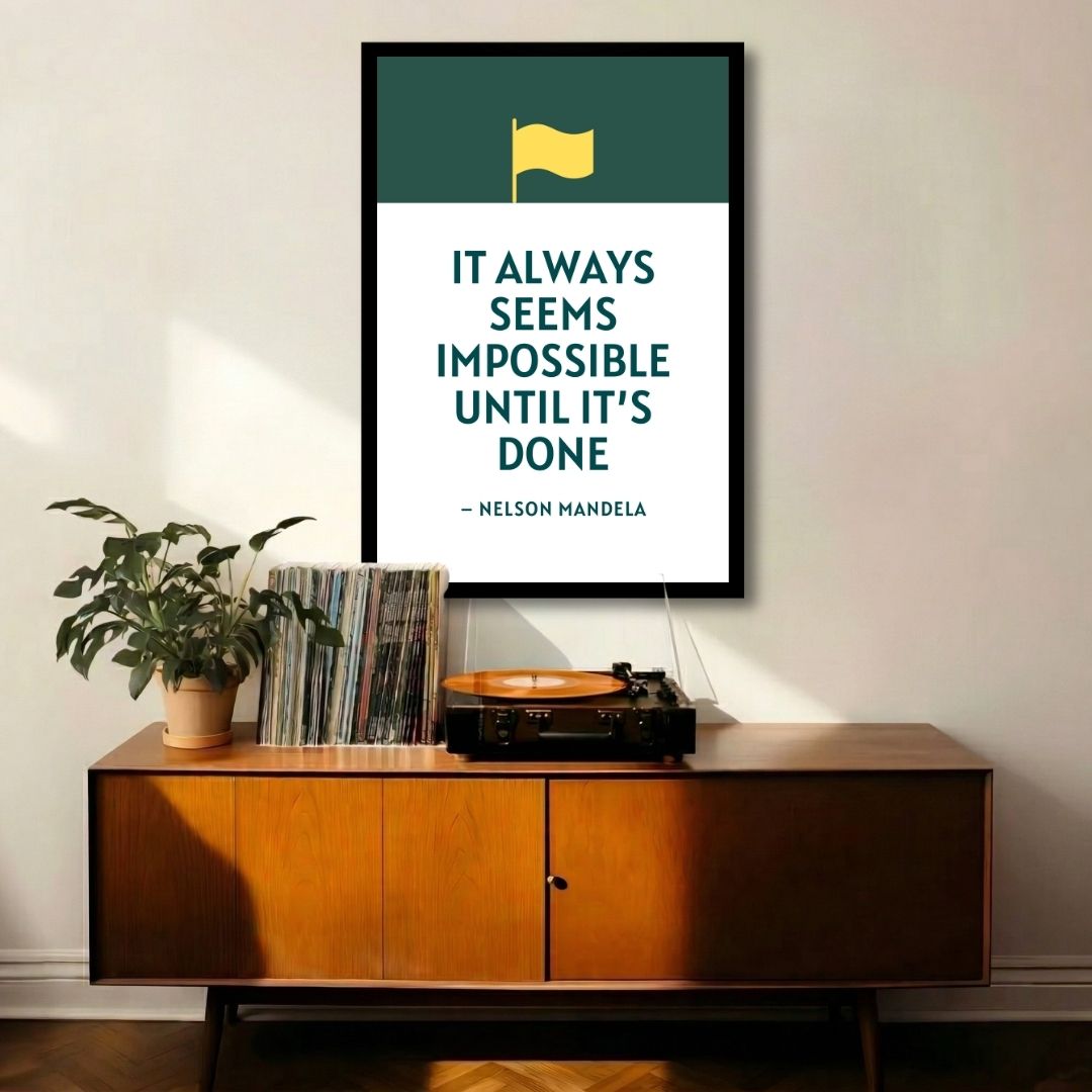 Fearless Progress Mindset | Framed | Ready to Hang | Home Decor House
