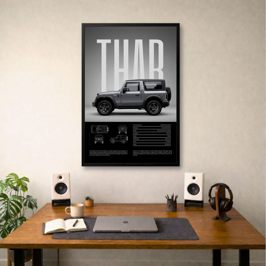 Thar Offroad Legend | Framed | Ready to Hang | Home Decor House