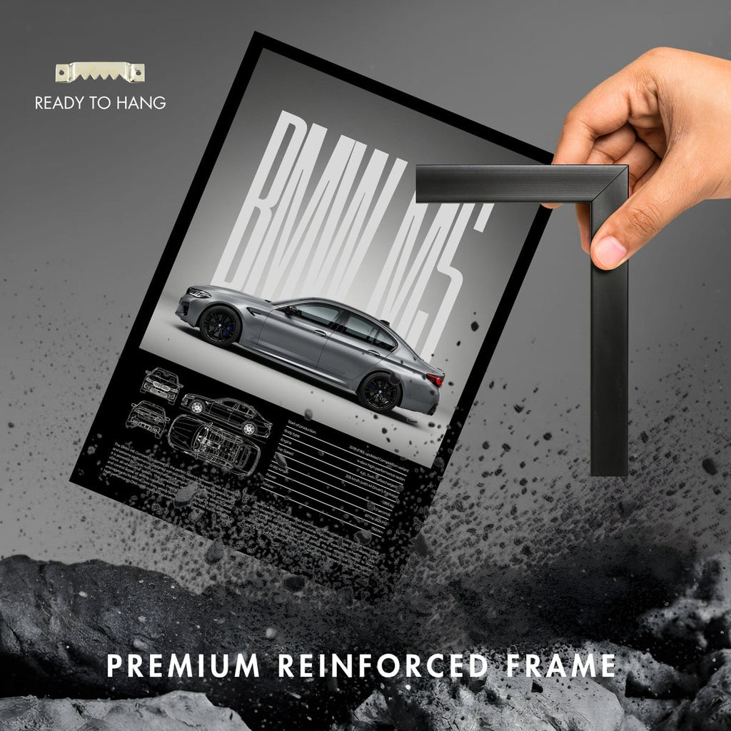 BMW M5 Velocity | Framed | Ready to Hang | Home Decor House
