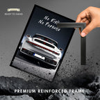 NO RISK NO PORSCHE - Porsche Risk Edition | Framed | Ready to Hang | Home Decor House