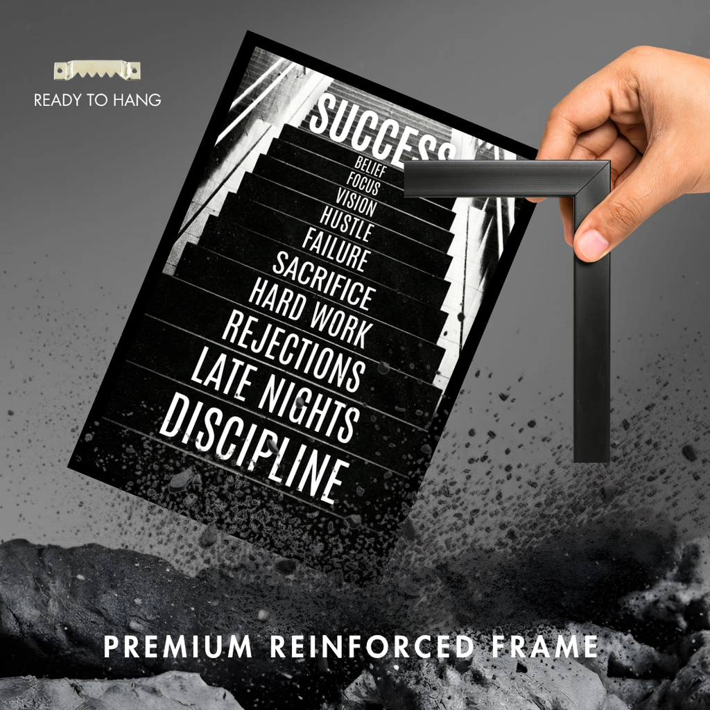 Stairway To Success | Framed | Ready to Hang | Home Decor House