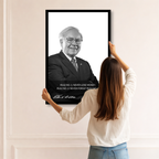 NEVER LOSE – The Buffett Rule | Framed | Ready to Hang | Home Decor House
