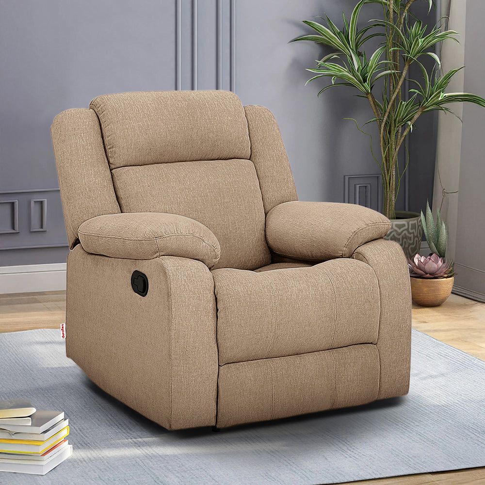 360 degree Recliner | Beige Colour | Single Cushion