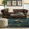 4- Seater Sofa | Brown | Double Cushion