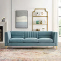 3 - Seater Sofa | Aqua | Triple Cushion