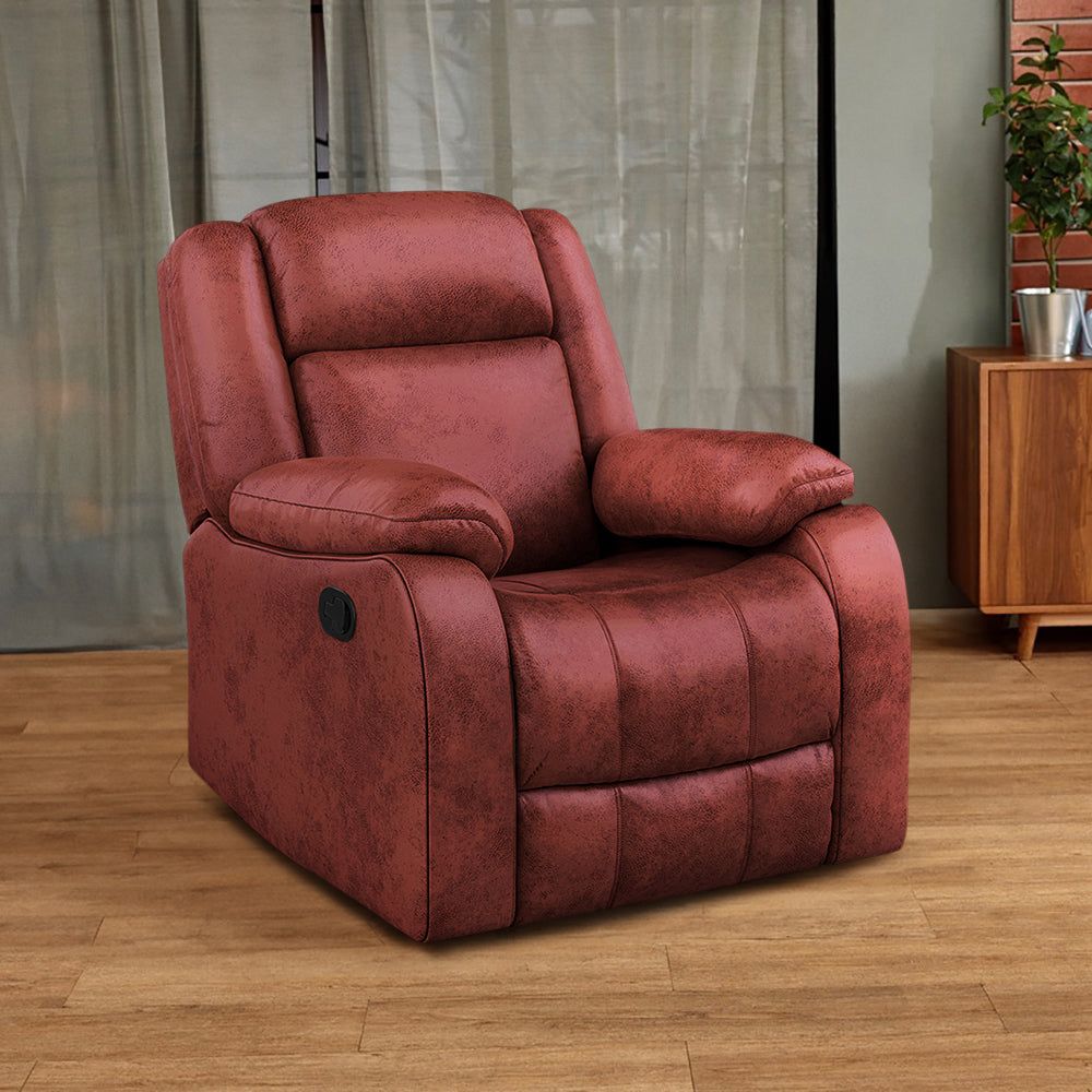 360 Degree Recliner | Dark Brown Colour | Single Cushioned